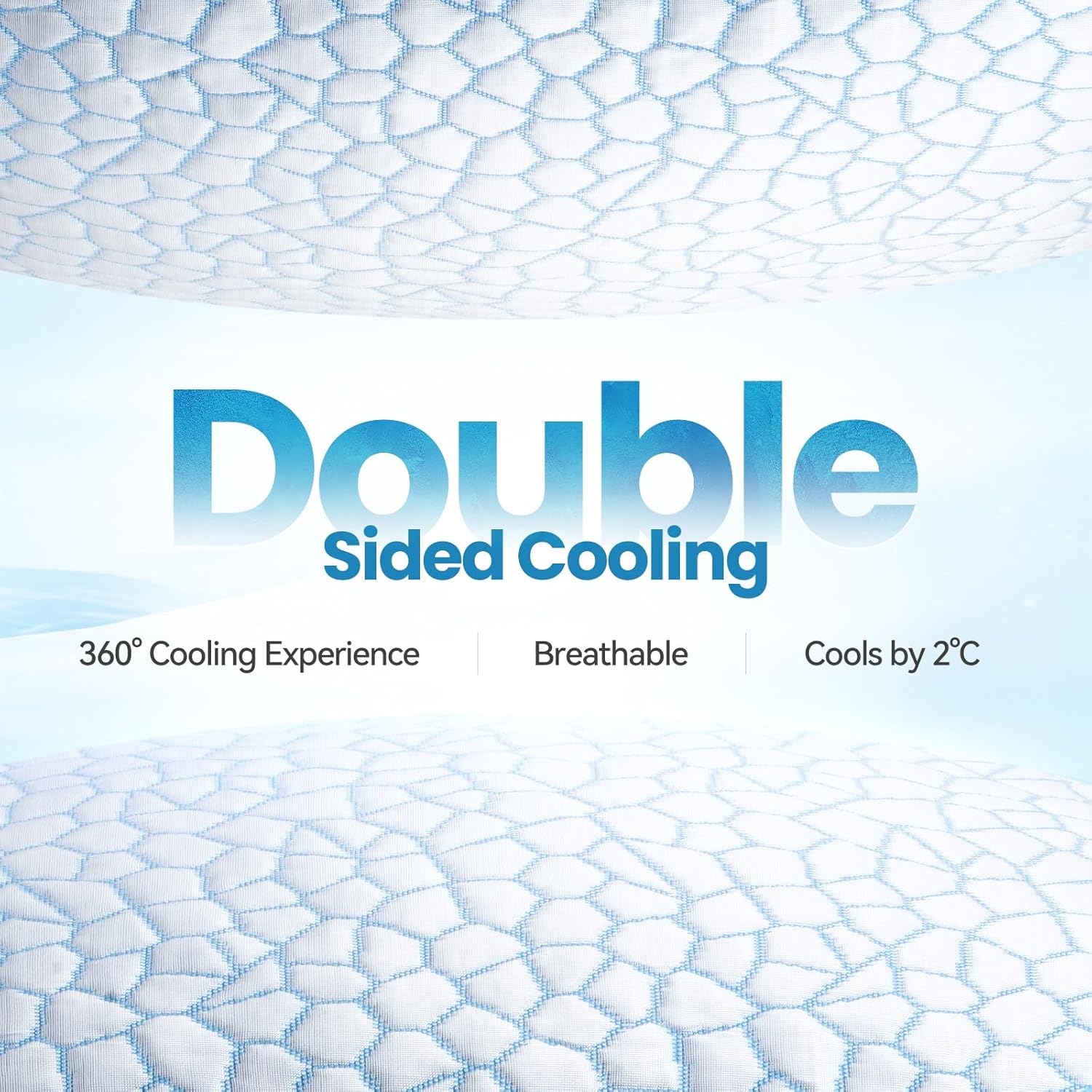 QUTOOL Shredded Memory Foam  Cool and Adjustable Loft