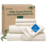 QUTOOL Cooling Bed Sheets Silky Soft and Breathable