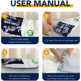 QUTOOL 0.44lb Premium Replacement Shredded Memory Foam Filling