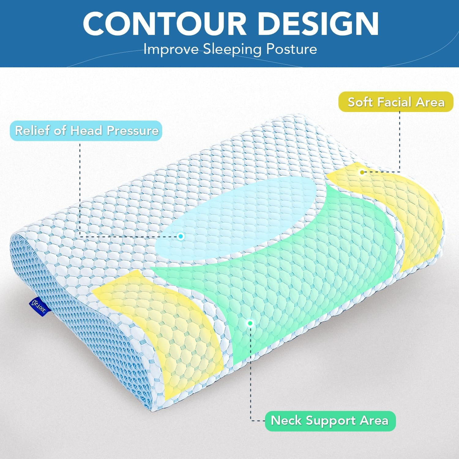 QUTOOL Cooling Bed Pillow Adjustable Shredded Memory Foam Pillows – Qutool®  Store