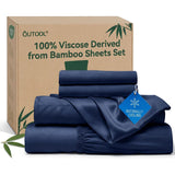 QUTOOL Cooling Bed Sheets Silky Soft and Breathable