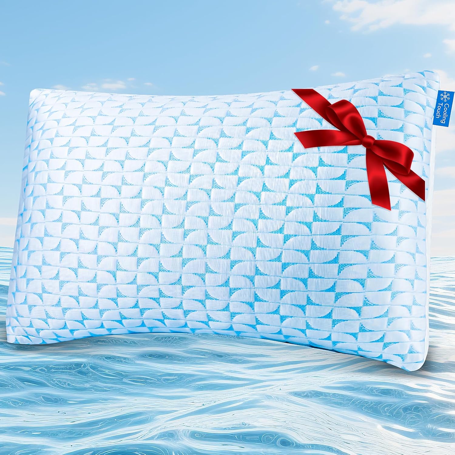 QUTOOL Shredded Memory Foam Pillows Cooling Bed Pillows