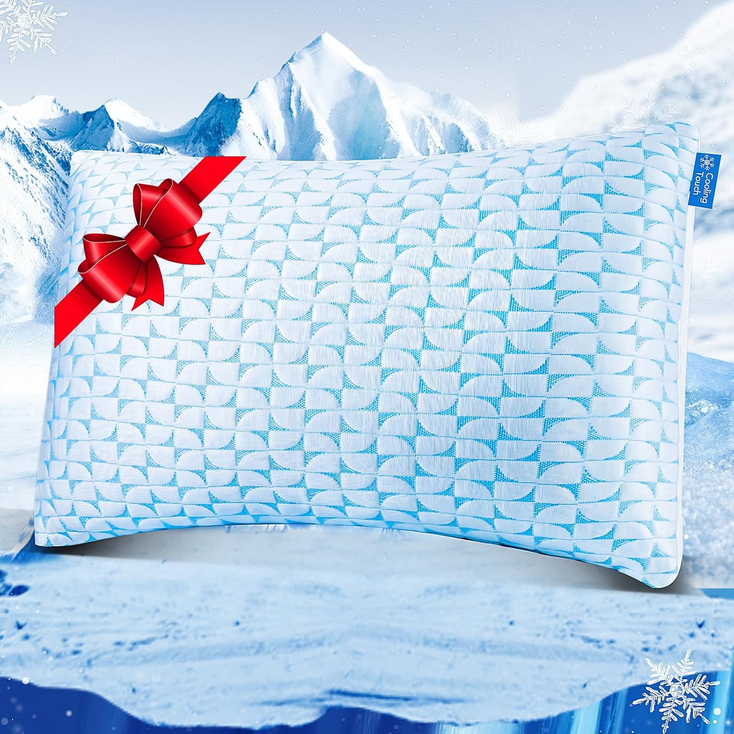 QUTOOL Shredded Memory Foam Pillows Cooling Bed Pillows