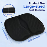 QUTOOL Gel Car Seat Cushion, Breathable TPE Honeycomb Gel Seat Pad