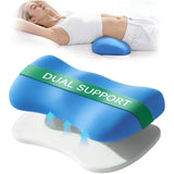 QUTOOL Adjustable Height Lumbar Support Pillow for Sleeping