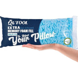 QUTOOL 0.44lb Premium Replacement Shredded Memory Foam Filling