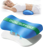 QUTOOL Adjustable Height Lumbar Support Pillow for Sleeping