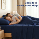 QUTOOL Cooling Bed Sheets Silky Soft and Breathable