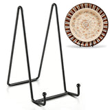 QUTOOL 6in Plate Stands, 4-Pack Metal Display Easels for Picture Frames