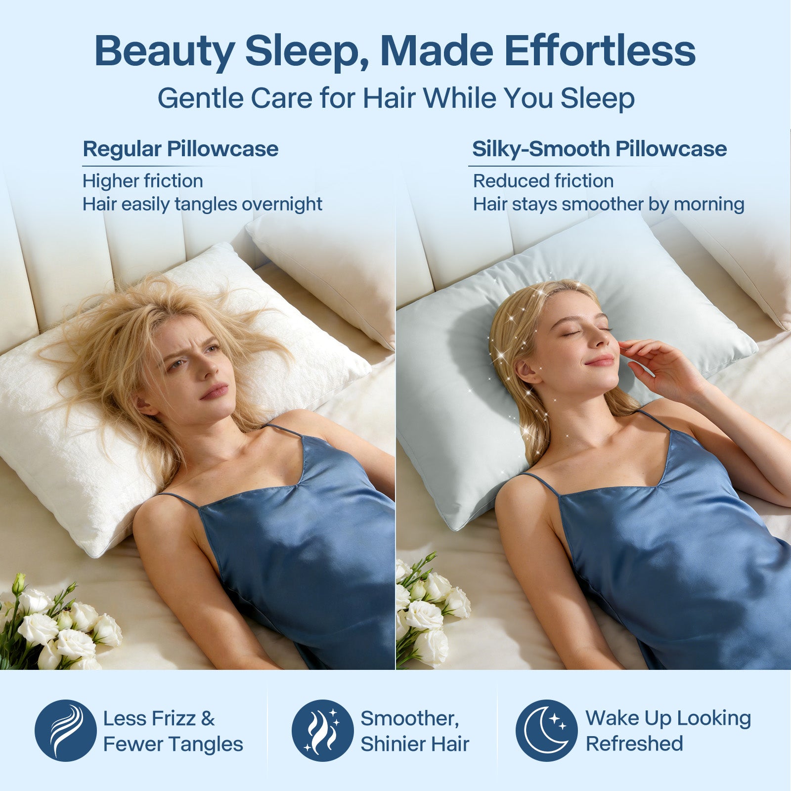 QUTOOL Cooling Pillow Cases for Hot Sleepers