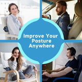 QUTOOL Lumbar Roll for Office Chair with Upgraded Strap