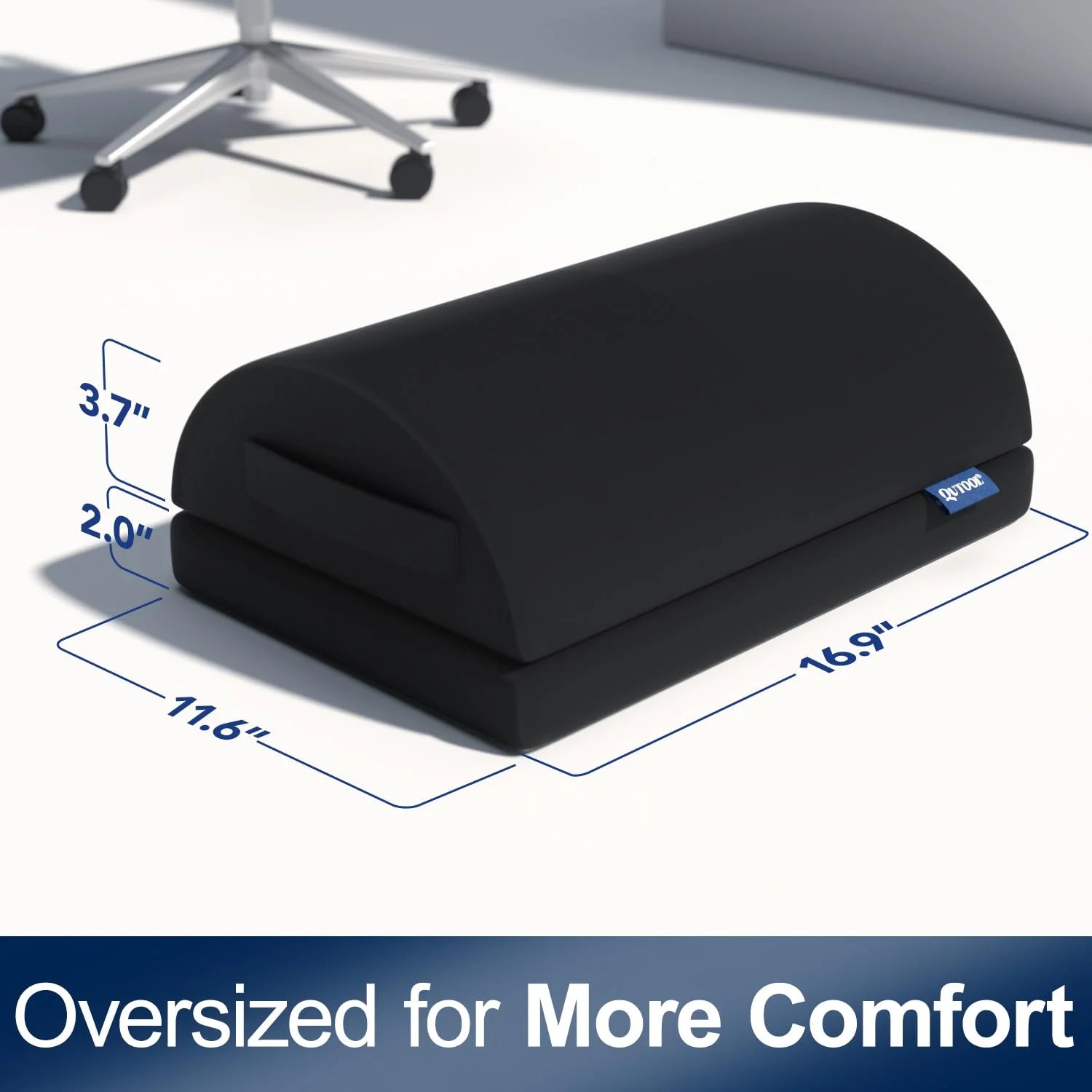 QUTOOL Memory Foam Foot Rest Under Desk