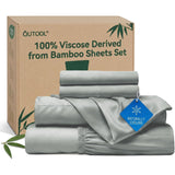 QUTOOL Cooling Bed Sheets Silky Soft and Breathable
