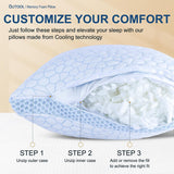 QUTOOL Enhanced Cooling Pillows for Sleeping