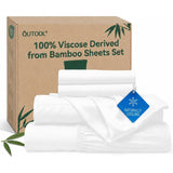 QUTOOL Cooling Bed Sheets Silky Soft and Breathable
