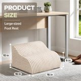 QUTOOL High-Support Ergonomic Foam Footrest for Under Desk