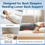 QUTOOL Adjustable Height Lumbar Support Pillow for Sleeping