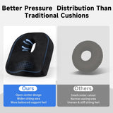 QUTOOL Memory Foam Donut Pillow, Ergonomic Center Cutout Seat Cushion