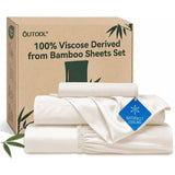 QUTOOL Cooling Bed Sheets Silky Soft and Breathable