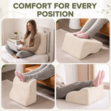 QUTOOL High-Support Ergonomic Foam Footrest for Under Desk