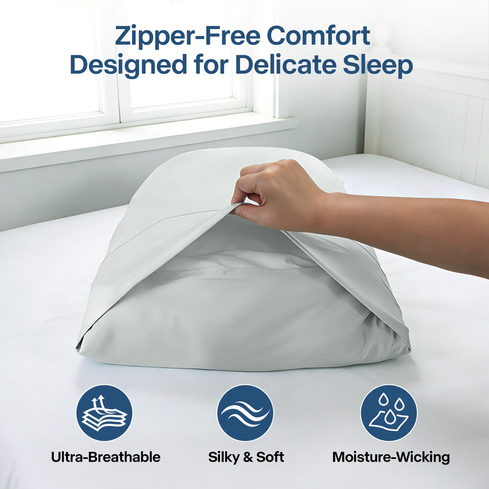 QUTOOL Cooling Pillow Cases for Hot Sleepers