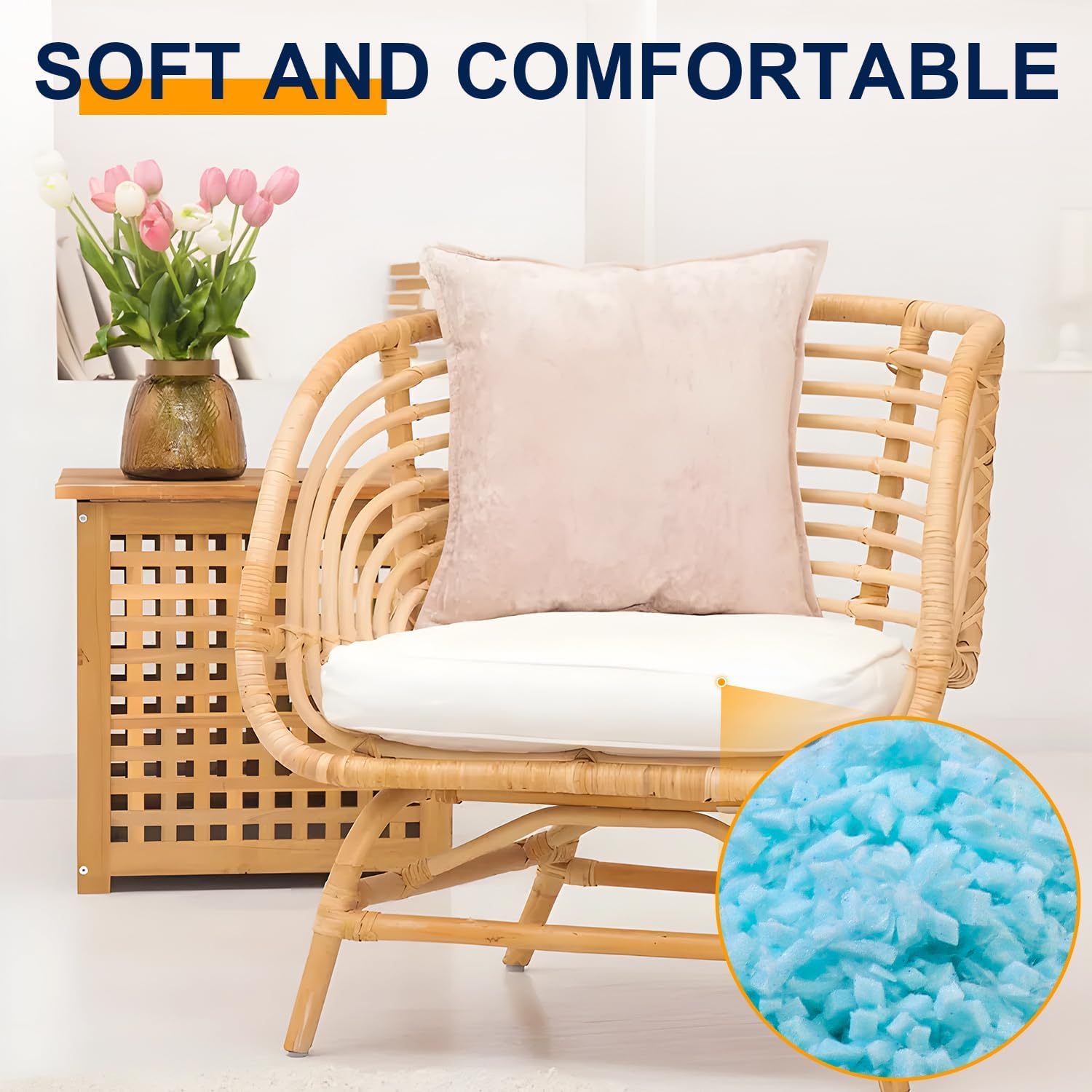 QUTOOL 0.44lb Premium Replacement Shredded Memory Foam Filling