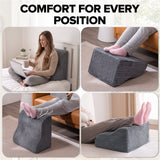 QUTOOL High-Support Ergonomic Foam Footrest for Under Desk