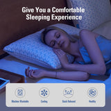 QUTOOL Shredded Memory Foam Pillows Cooling Bed Pillows