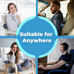 QUTOOL Lumbar Roll for Office Chair with Upgraded Strap Medium Soft-lumbar Roll