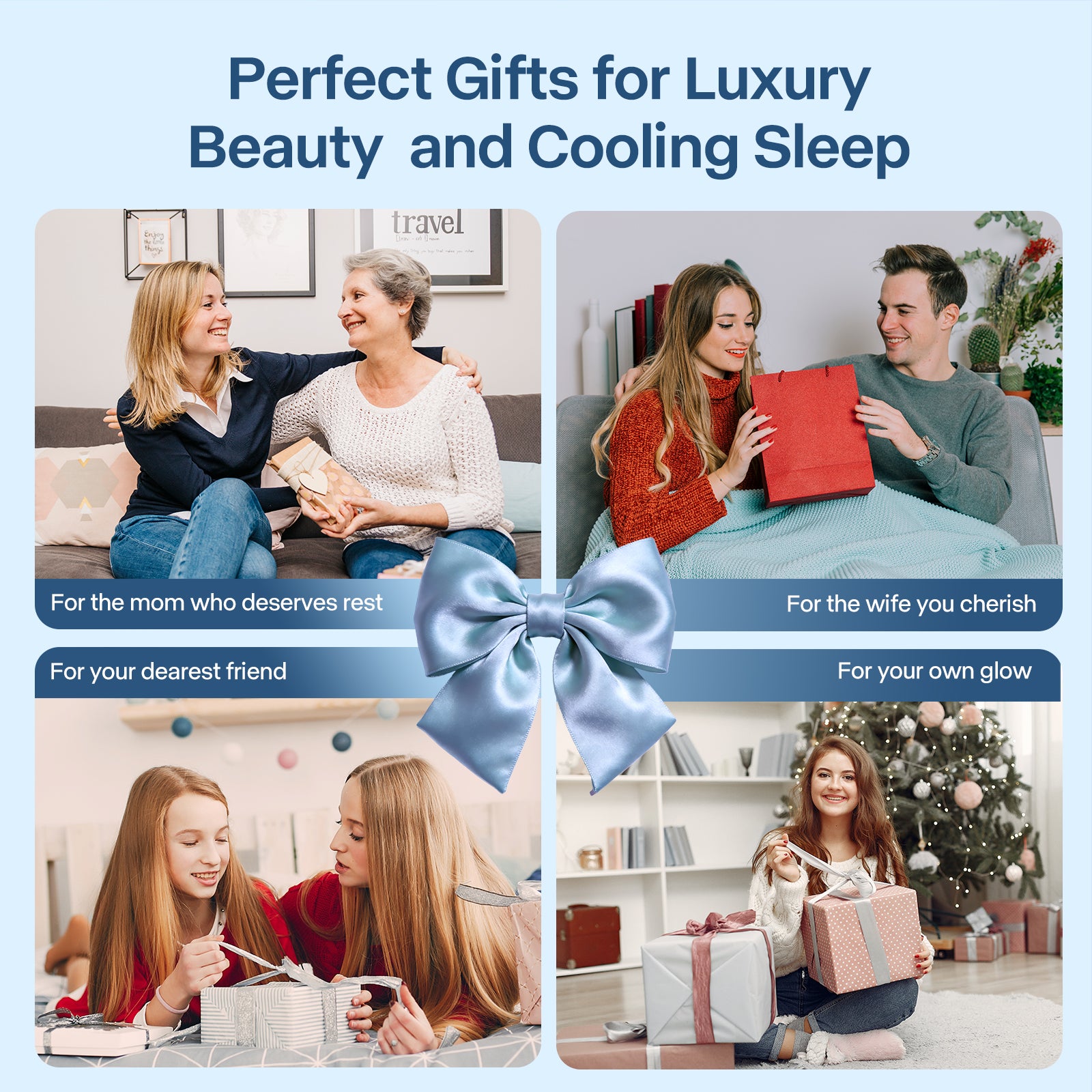QUTOOL Cooling Pillow Cases for Hot Sleepers