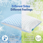 QUTOOL Shredded Memory Foam Pillows Cooling Bed Pillows