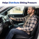 QUTOOL Gel Car Seat Cushion, Breathable TPE Honeycomb Gel Seat Pad