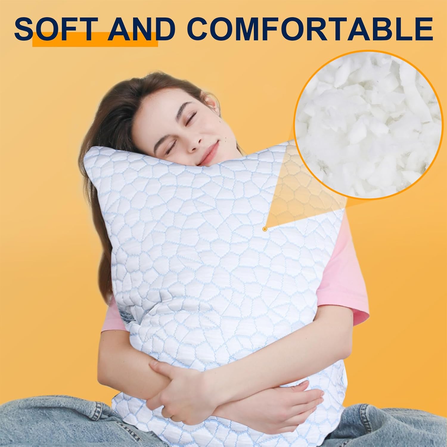 QUTOOL 0.44lb Premium Replacement Shredded Memory Foam Filling