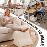 QUTOOL High-Support Ergonomic Foam Footrest for Under Desk