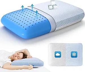 QUTOOL Cooling & Ventilated  Memory Foam Pillow