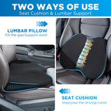 QUTOOL Memory Foam Wedge Booster Car Seat Cushion& Office Chair