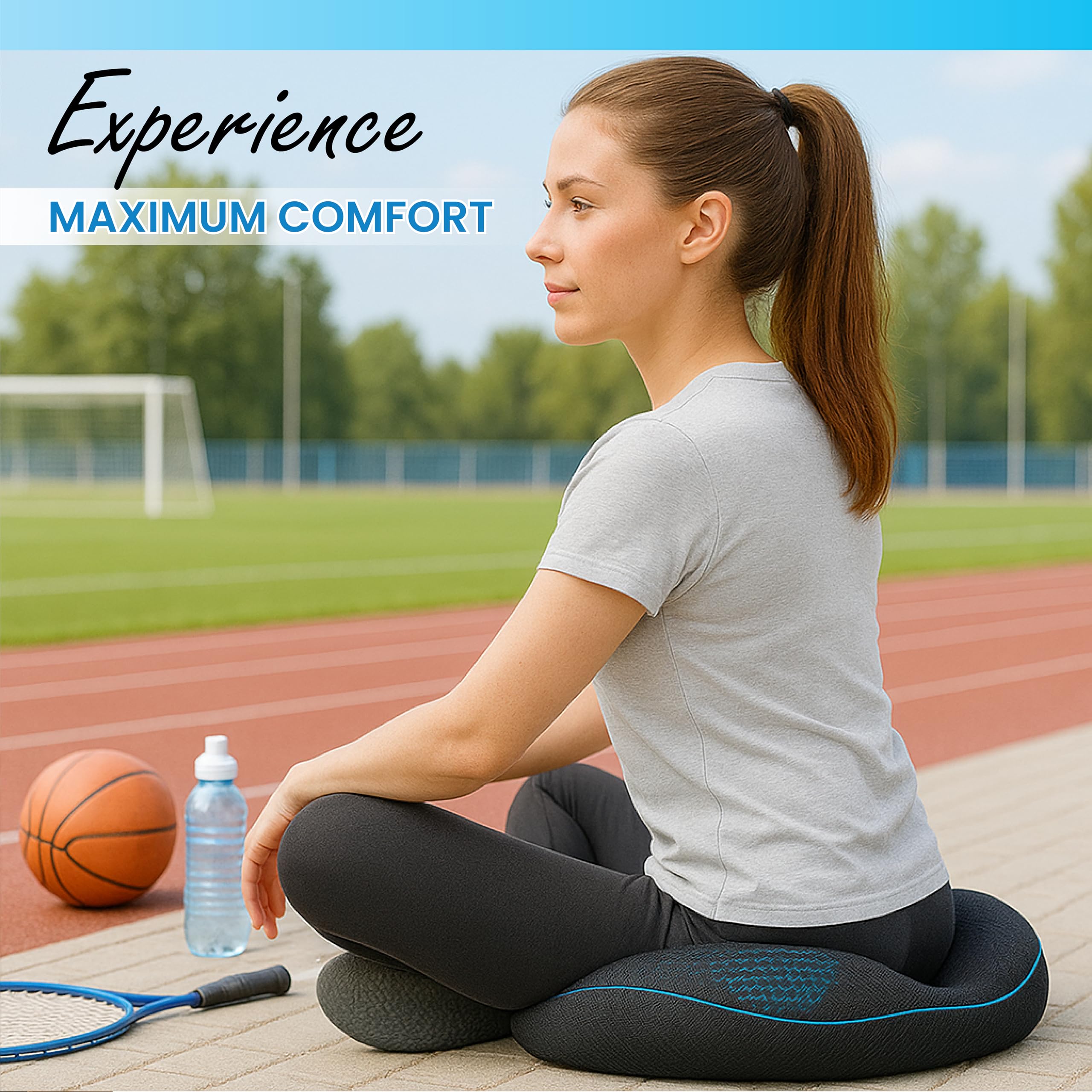 QUTOOL Donut Pillow for Tailbone Pain Hemorrhoid Cushion