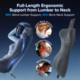 QUTOOL Car Lumbar Support Pillow with Headrest