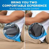 QUTOOL Memory Foam Wedge Booster Car Seat Cushion& Office Chair