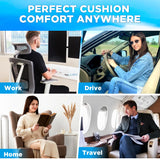 QUTOOL Memory Foam Wedge Booster Car Seat Cushion& Office Chair