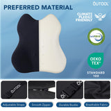 QUTOOL Lumbar Support Pillow for Car, Truck Accessories Travel Essentials