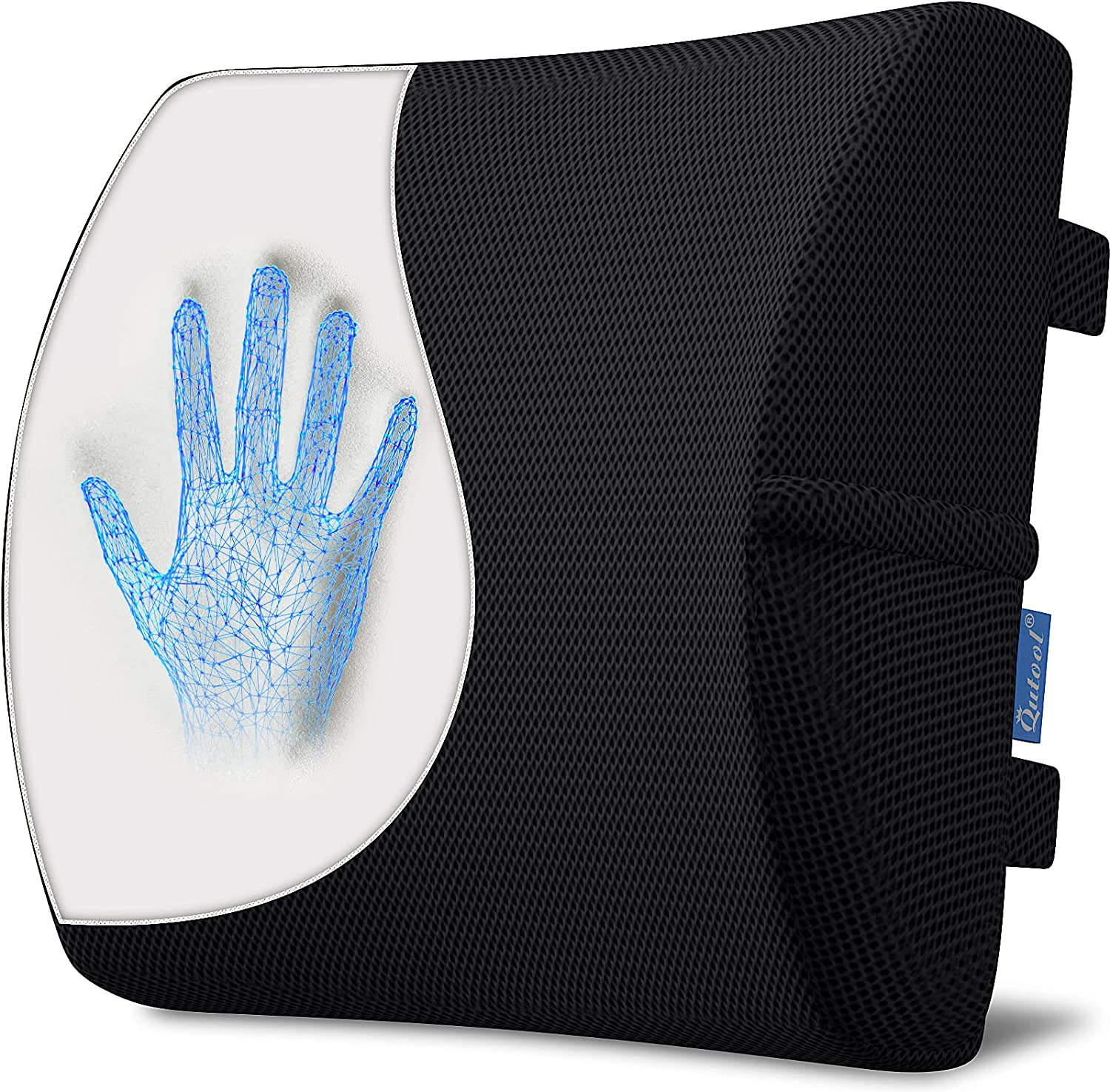 QUTOOL Lumbar Support Pillow Memory Foam